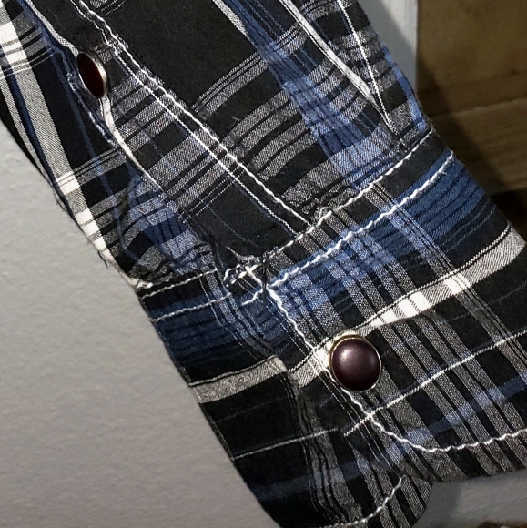 RECLAIM Western Button Up Shirt Long Sleeved - Picture 4 of 5